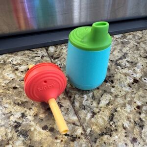 NUBY Sippy Cup Set / With Straw and Spout